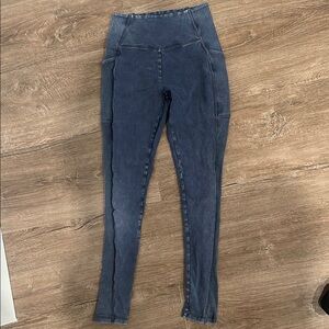 Aerie Offline Blue Cotton Leggings